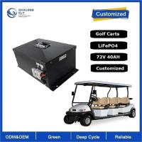 China Golf Cart Forklift Motorcycle Lifepo4 Lithium Battery 48V 72V 40Ah  BMS RS485 2000cycles Lead Acid Replacement Battery on sale