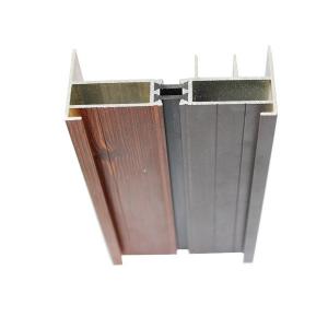 China 6063-T5 Wardrobe Aluminum extrusion profile , sliding wardrobe door supplier
