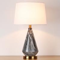 China Study Bedside Fabric Shade White Ceramic Table Lamp Base D35*H63CM E27 85lm/W on sale