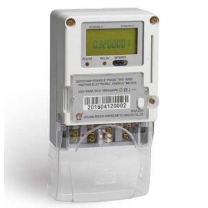 China Smart Card Based Single Phase Prepaid Energy Meter With Rs485 Prepaid Light Meter supplier