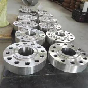300lb Roundness Weld Neck Raised Face Flange Fitting For Petroleum