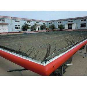 China HDPE Mesh Boom Inflatable Air Mat Color Optional For Swimming Pool / Sea supplier