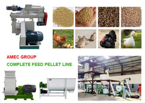 Industrial 2t/H Animal Feed Production Line Poultry Feed Mill Plant High