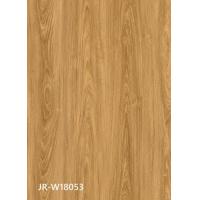 China Seamless SPC Click Flooring Stable Fireproof Unilin Click Walnut Retro Style Burlywood Wood Grain GKBM JR-W18053 on sale