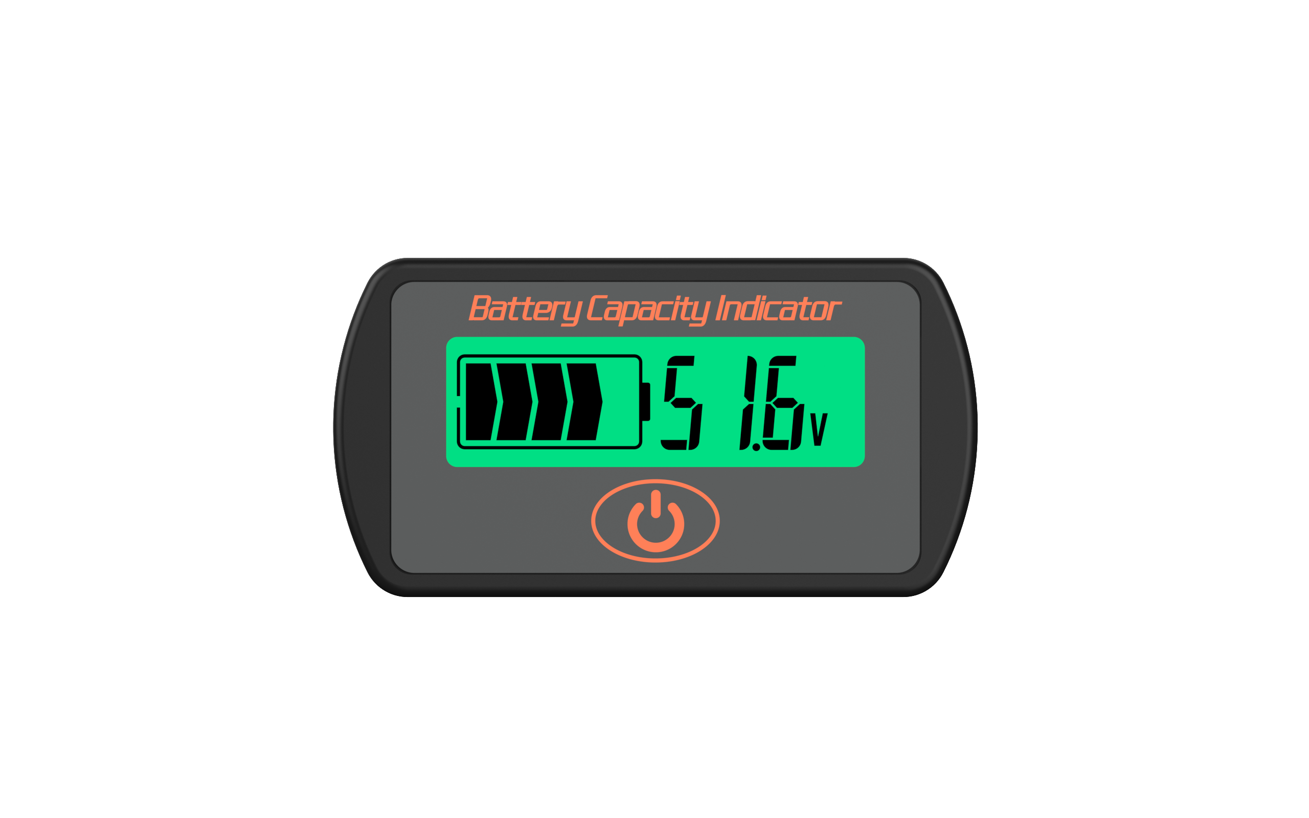 LY7 Touch Button Battery Voltage Meter Touch Sensitive Interaction Design​ Easy Operation