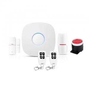 China Tuya Smart Home Wireless WiFi 4G GSM Gateway Alarm System Support Door/Window Sensor and PIR motion detector supplier