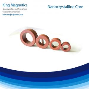 China High Performance Power Line Filter Choke Nanocrystalline Core supplier