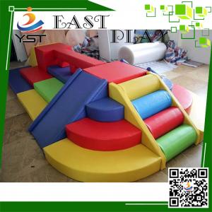 China Multi Color Kids Soft Foam Blocks PVC Software Material Easy Assembly supplier