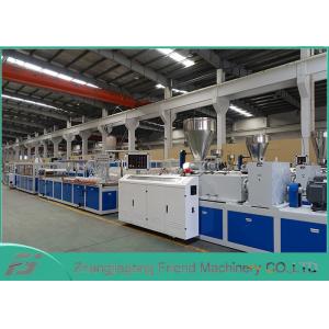 China High Output Pvc Profile Extrusion Line , Pvc Door Manufacturing Machine SJSZ-80/156 supplier