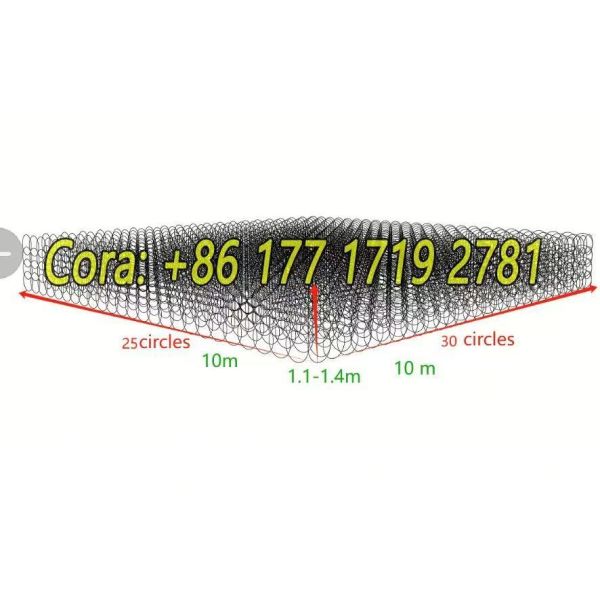 Putanka Wire MZP Barrier Tank Barrier Low Visibility Obstacle Mesh Barrier Fence The Ultimate Choice For Unseen Security