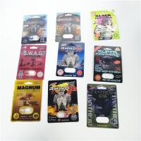 China Man Sex Paper Card Blister Pack Packaging Burro Rhino Black Mama Packing Single Double Hole on sale