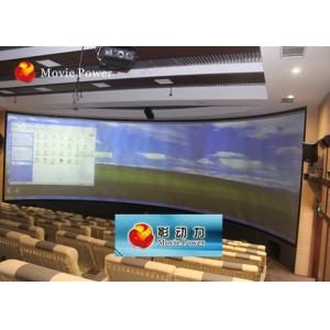 Large 360 Degree Screen 4D Movie Theater 4D Simulator for 100-200 People