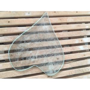 4 / 3 / 2 Mm Beveled Edge Picture Frame Glass Tempered Technical Curve Flat