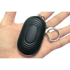 High Decibel Personal Sound Alarm Keychain Double Click Light Button