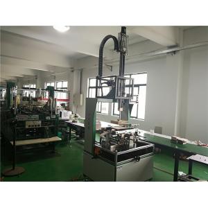 China Cardboard Rigid Box Stapling Machine / PLC Control Machine High Efficiency supplier