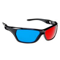 China Anaglyph Plastic Red Cyan 3D Glasses Passive For Watching Movie on sale