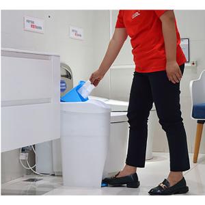 China KWS Pedal Sanitary Bin , 4kg Feminine Hygiene Disposal Bins supplier