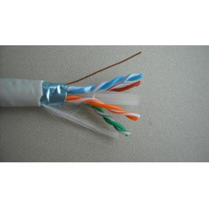 China 4 Pair Cat6 Lan Cable 0.565 BC OFC Solid Bare 23AWG Copper SFTP Cable 305m/Roll supplier