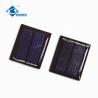 China 1V Transparent Epoxy Adhesive Solar Panel ZW-2530 Customed Mini Epoxy Solar Panel 0.1W wholesale