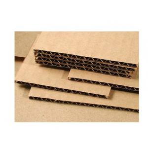 China Wood Pulp Corrugated Card Sheets 3.0mm Thickness Grey Color Anti - Collision supplier