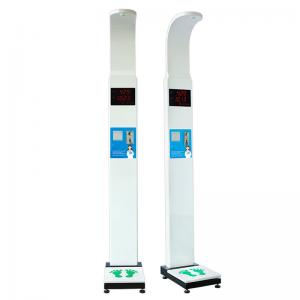 Smart Ultrasonic Bmi Body Weight And Height Measuring Scale Commercial
