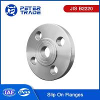 China JIS B2220 A105 Carbon Steel Stainless Steel ASTM A182 Flat Face Slip On Flanges 20KG/CM2 for Wastewater Treatment Plants on sale
