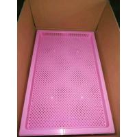 China Lightweight Food Grade Stackable Plastic Trays / Cooling Tray 762*495*55mm on sale