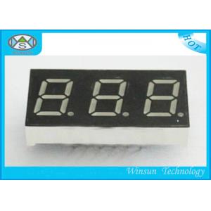 China 37.6X19X8 Mm 3 Digit 7 Segment Led Display For Household Eletronics , 0.56 Inch supplier
