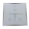 EU Standard Intelligent Wifi Activated Light Switch , 3 Gang Wireless Switches