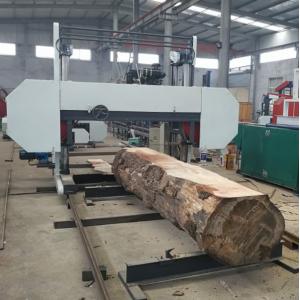 China MJ1500 Large Bandsaw Mill 1500mm Horizontal Band Saw Mill Electrical Type supplier