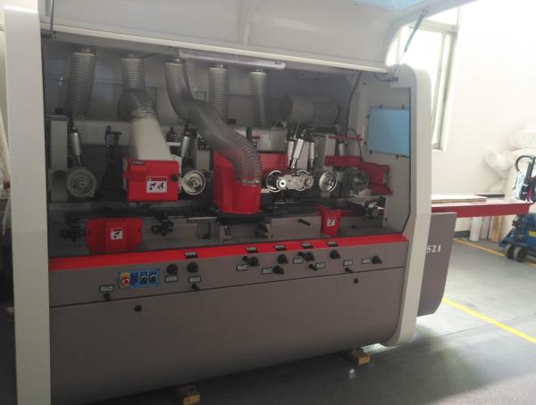 Professional 5 Head Moulder Power Saving For MDF Strip Window Frame Processing