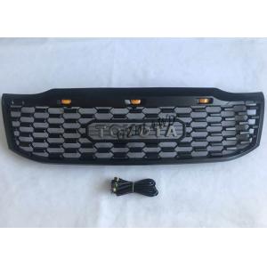 China 4x4 Body Parts Toyota Hilux Vigo Champ Front Grill Mesh With LED wholesale