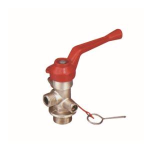 China Safety Trolley Fire Extinguisher Valve Surface With Nature Color Chrome / Nickle supplier
