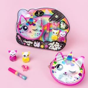 Colorful Attractive Bag Little Kid Makeup Set Imaginative Play Makeup Toys