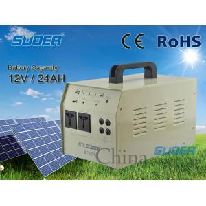 China Suoer Ultra-230V Solar Power System 12v/24AH Portable Solar Power System supplier