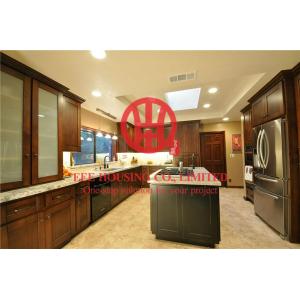 Modern Elegant Solid Wood Kitchen Cabinet with Excellent Design and Quality