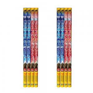 0,8" 8 feux d'artifice magiques de tirs de boule, occasion de festival de Roman Candle Handheld Fireworks For, feux d'artifice d'achat de Chine