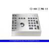 China Machine Industrial Keyboard With Trackball Desktop IP68 EMC USB wholesale