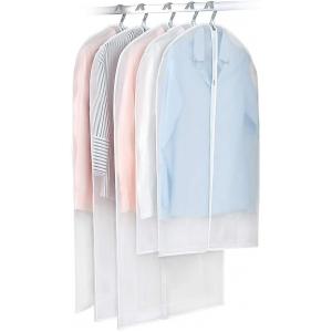 Moth Proof Clear Hanging Garment Bags Closet Storage Dust Covers Suit Coat PEVA