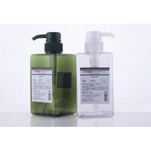 China Shower PET Plastic Bottles 650ml Square For Cream Hand Washing Custom Color OEM  supplier