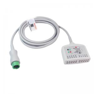 Multi Link 12 Pin EKG Trunk Cable , Multipurpose ECG Lead Wire
