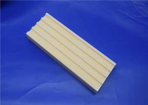 China Machinable Ceramic Block  Ceramic Mill Lining Brick Liner with Tongues and Grooves on sale 