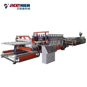 China WPC PVC Foam Plate Making Machine Furniture Board Kitchen Cabinet 50 HZ 3 Phase supplier