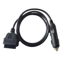 China Extension OBDII Diagnostic Cable 16 Pin Female OBD2 To Cigarette Lighter Adapter on sale