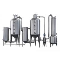 China Herbal Liquid Industrial Extraction Equipment Single Double Effect Evaporator on sale