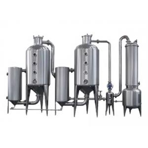 China Herbal Liquid Industrial Extraction Equipment Single Double Effect Evaporator supplier