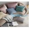 Latest design simple solid color pillow home decor cotton cushion cover,Cotton