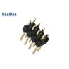 Tablero dual de Pin Header Brass 8P 3.0A de la fila de PA6T PBT LCP para subir a UL94V-0