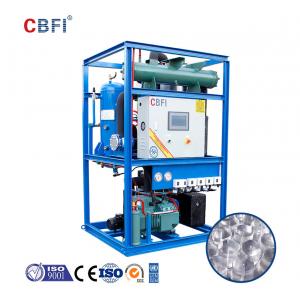 China Commercial 1 Ton Ice Tube Machine With Single Or 3 Phase Power supplier