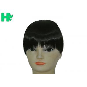 China Short Straight High Temperature Synthetic Fringe With Headband Easy Clip On Side supplier